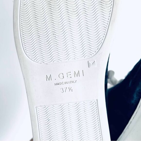 M. Gemi Palestra Minimo Velvet Edit Special Collection Blue Velvet Sneaker 37.5 - Picture 16 of 16